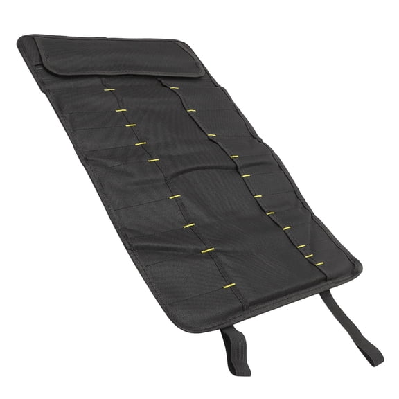 IBASETOY Wear-Resistant Roll Bag Black Oxford Cloth Chef Supply Organizer