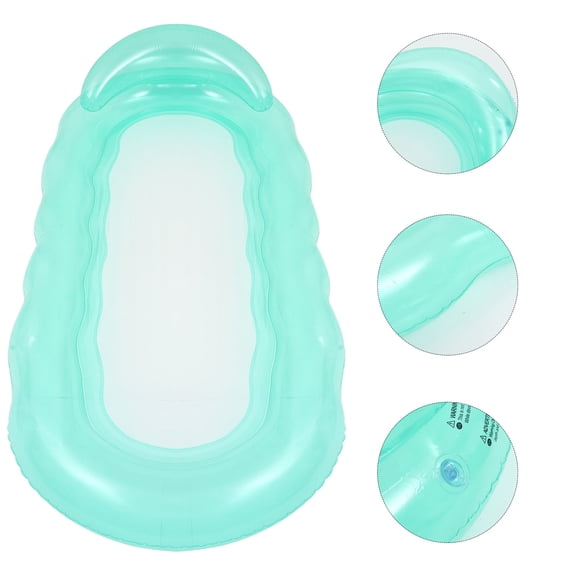 IBASETOY Pool Floating Hammock Inflatable Lounger Durable Green Material for Swimming