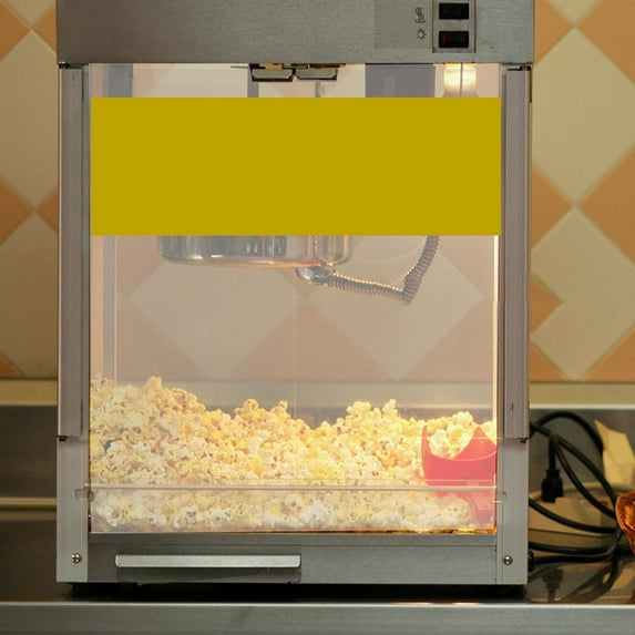 IBASETOY Popcorn Machine Protector Panel Clear Plastic Baffle for Kitchen Use with Strong Wear Resistance