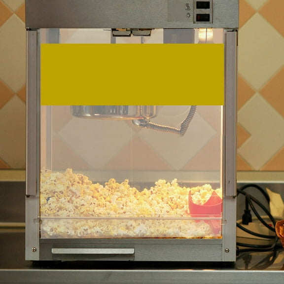 IBASETOY Popcorn Machine Protector Panel Clear Plastic Baffle for Kitchen Use with Strong Wear Resistance