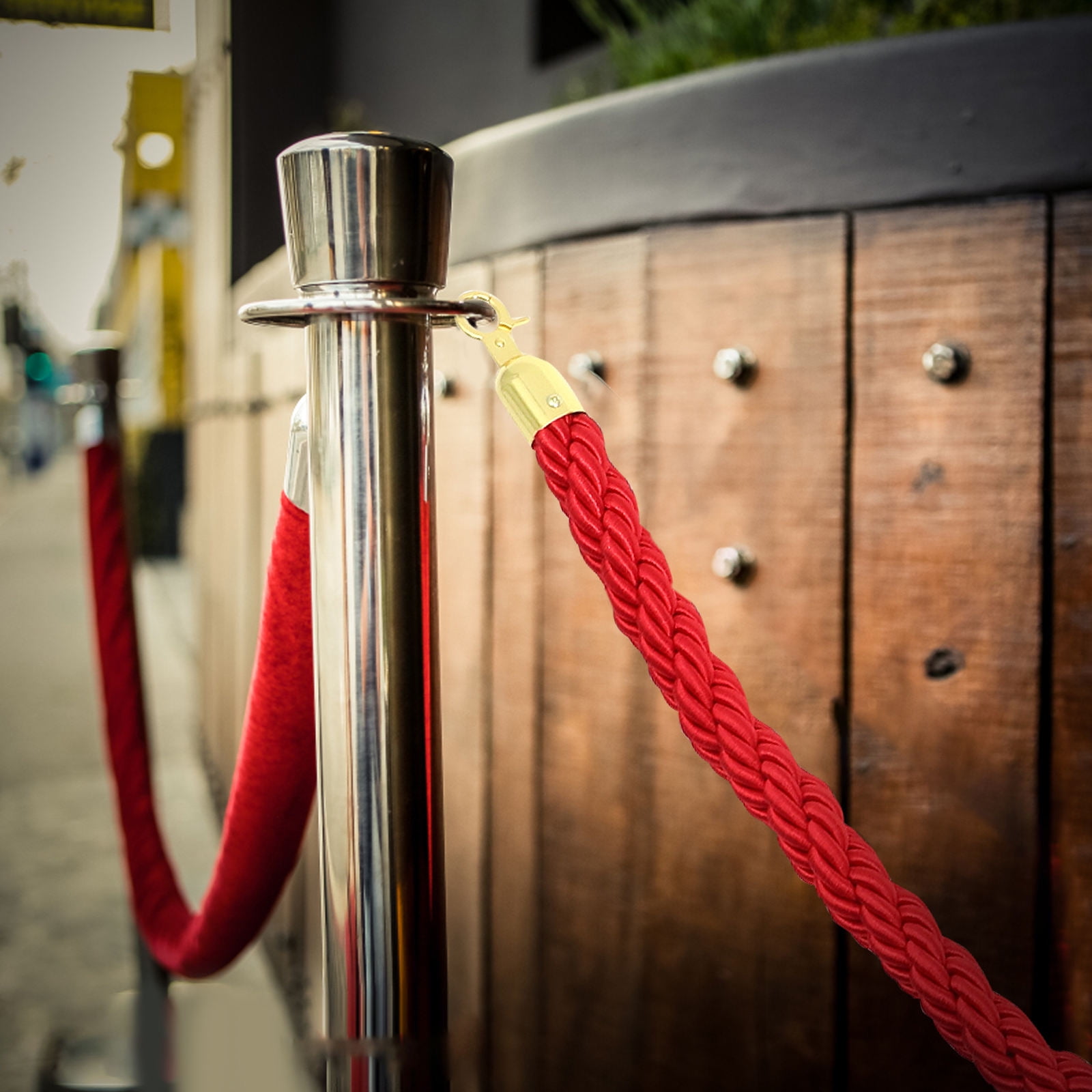 IBASETOY Railing Differentiation Rope Red Jute 1Pcs for Various ...