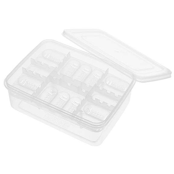 IBASETOY White 16-Grid Reptile Hatchery Box Lightweight Plastic Incubation Case for Home Egg Hatching