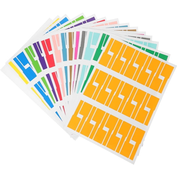 IBASETOY Reusable Cable Wire Labels Waterproof Tear-resistant 420 Stickers