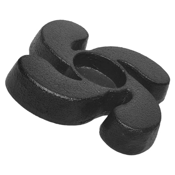 IBASETOY Elegant Metal Candleholder in Black Windmill Design Decorative Table Base for Pillar Candles