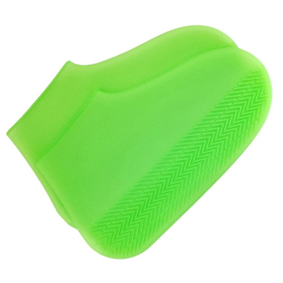 IBASETOY Rubber Overshoes Green Silicone Protect from Rain for Weeding 1 Pair
