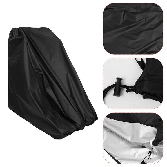 IBASETOY Quick Install Black Treadmill Cover Oxford Cloth Protective Dirt and Sun Shield