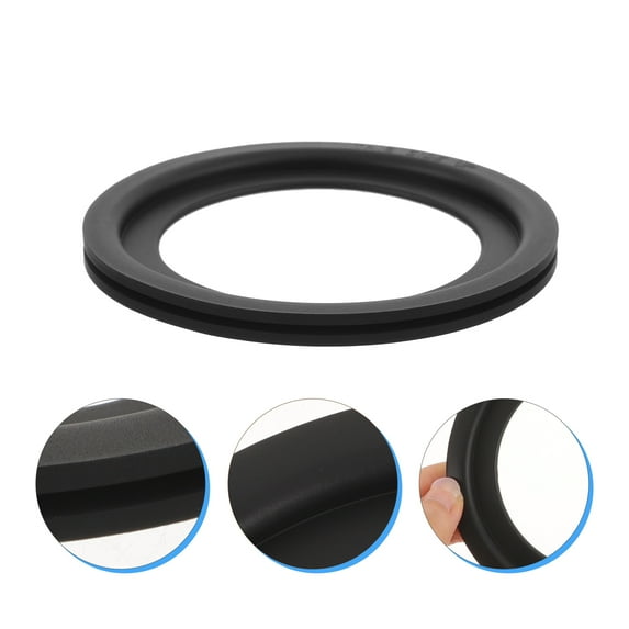 IBASETOY Rv Toilet Valve Seal Kit Solid Silicone Black Waterproof Seal for Reliable Toilet Flange Repair