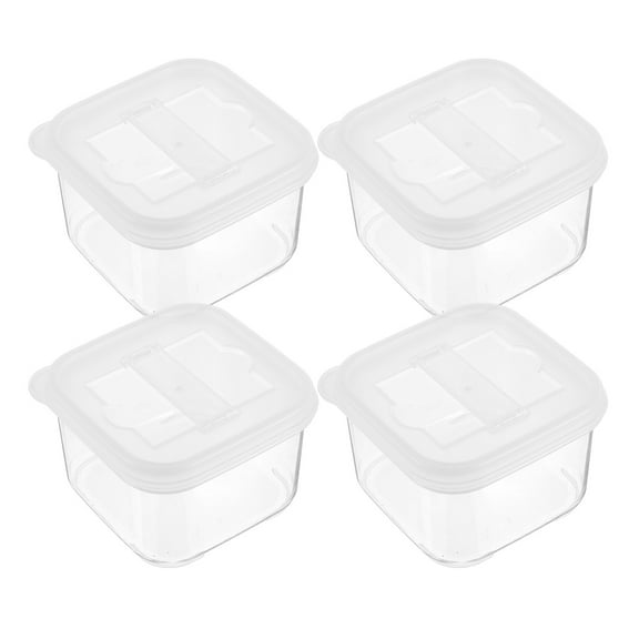 IBASETOY Sample Storage Box Transparent Plastic Small Sample Containers for Organizing Items