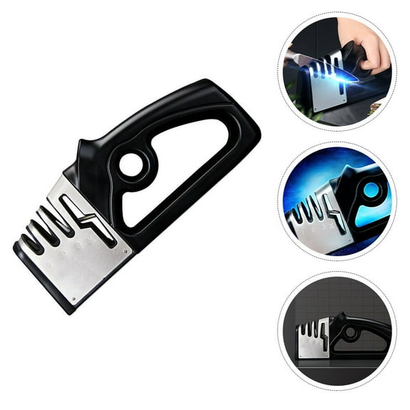 IBASETOY Scissor Sharpener for Sewing Scissors Plastic Ergonomic Handle Design 1Pack