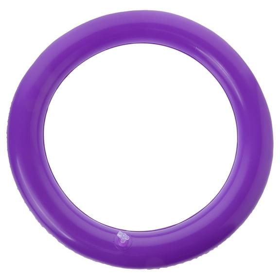 IBASETOY Purple Round Yoga Ball Base Inflatable Holder with Fixed Ring for Stable Support