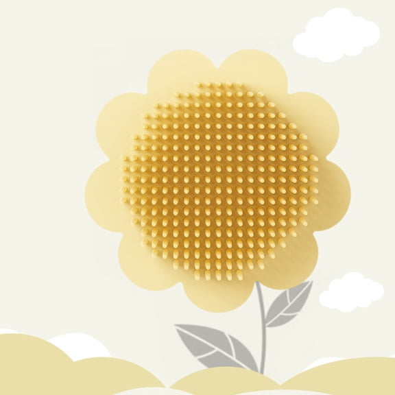 IBASETOY Silicone Shower Brush Head Massage for Parents of Infants in Shower 1Pcs