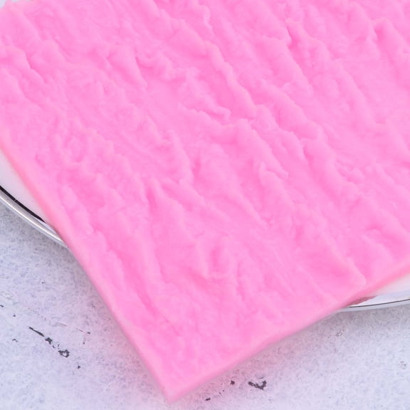 IBASETOY Silicone Mold Tree Bark Texture for Silicone Fondant Pattern Mould Craft Enthusiasts 1Pcs