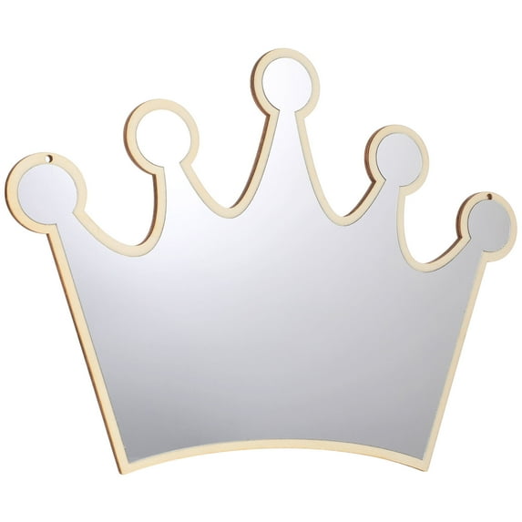 IBASETOY Silver Acrylic Mirror for Home Decor Easy Install Decorative Mirror for Kids Room 1pc