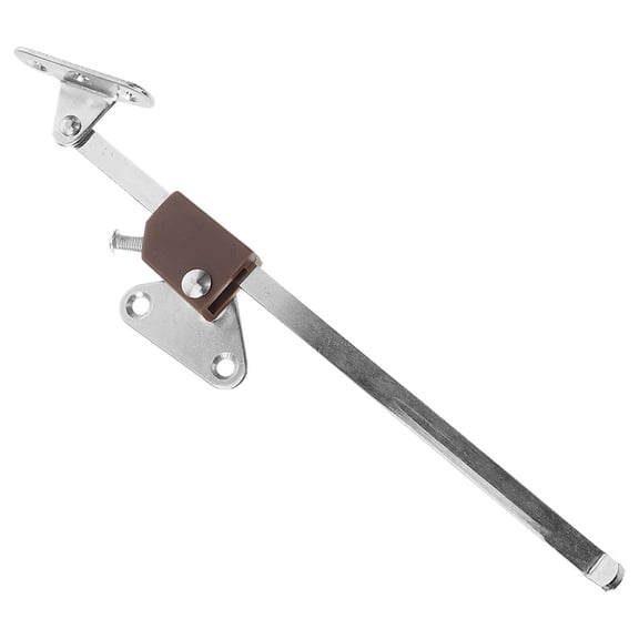 IBASETOY Cabinet Lifting Bracket Cabinet Lid Support Hinge Silver Iron Adjustable Length for Wardrobes 1Pack