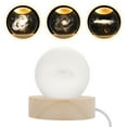thumbnail image 1 of IBASETOY Design Crystal Ball Globe Light for Room Decoration 1 Set, 1 of 6