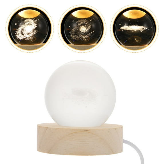 IBASETOY Design Crystal Ball Globe Light for Room Decoration 1 Set