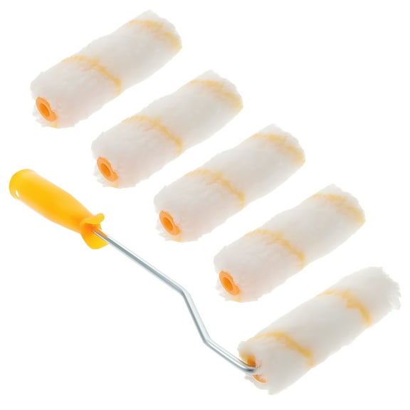 IBASETOY Small Paint Rollers Assorted Color Wall Paint Roller Set for Office Decoration