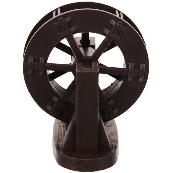 IBASETOY Small Water Feature Outdoor Waterfall Fountain Wheel Delicate Plastic 1Set