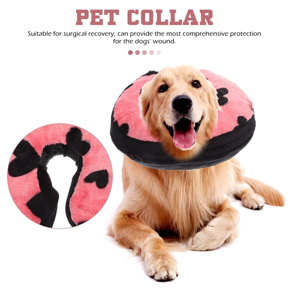 IBASETOY Soft Cat Cone Collar Neck Guard Pet Collar Inflatable Cone 1Pcs