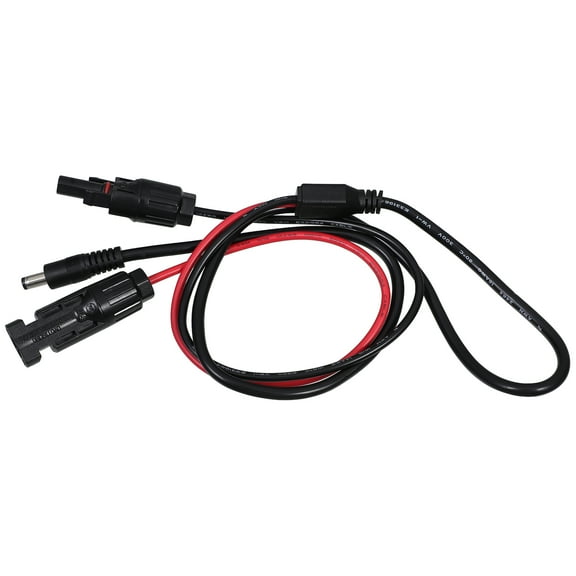 IBASETOY Solar Panel Connector to Dc5525 Adapter Cable for Automotive and Solar Panel Accessories