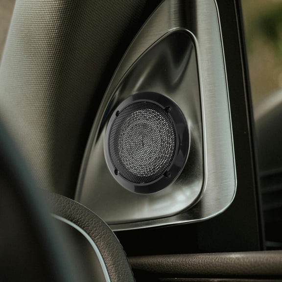 IBASETOY Car Speaker Grill Cover Black Metal Mesh Protective Speaker Dust Cap