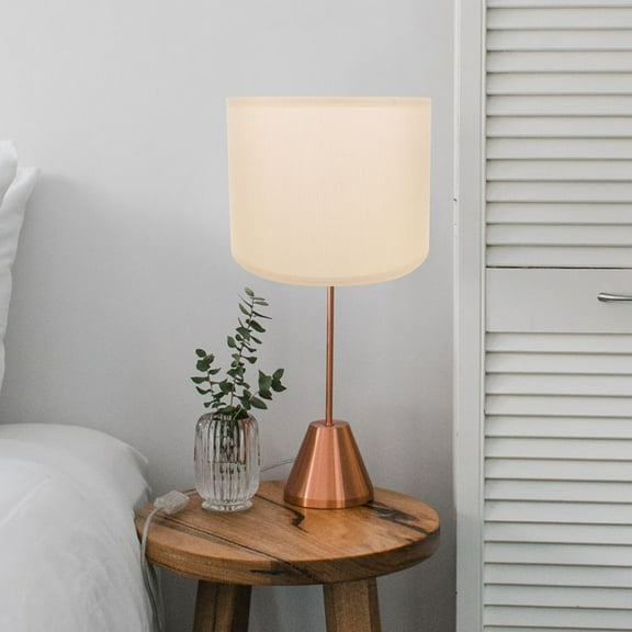 IBASETOY Light Shade Khaki Cloth 1Pack Cone Shaped Decorative Lighting for Bedroom