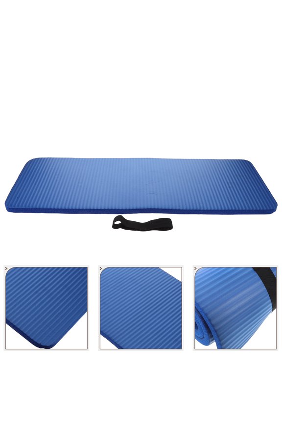 Blue Yoga Knee Pad Cushion with Shock Absorbing Design for Joint Pressure Relief
