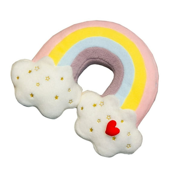 IBASETOY Plush Throw Pillow Multi Color Stuffed Cushion Comfortable to Hug