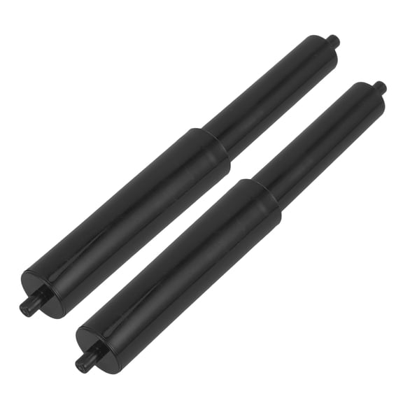 IBASETOY 2Pcs Toilet Paper Rod Replacement Black Retractable Spring Roller Compatible with Various Paper Holders