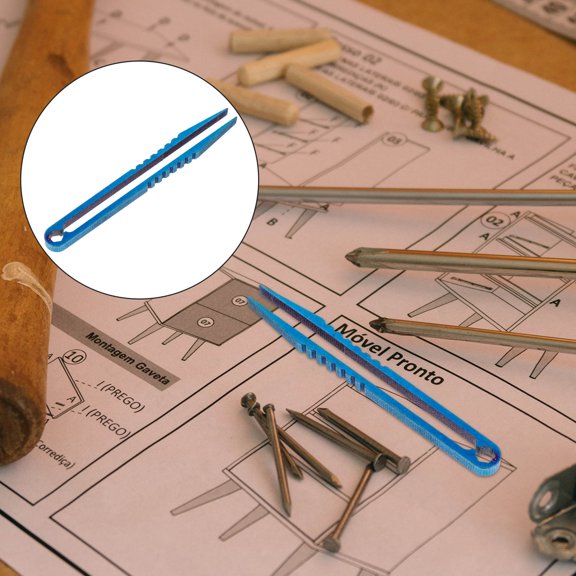 IBASETOY Titanium Alloy Tweezers Ergonomic Design for Outdoor Use 1Pc