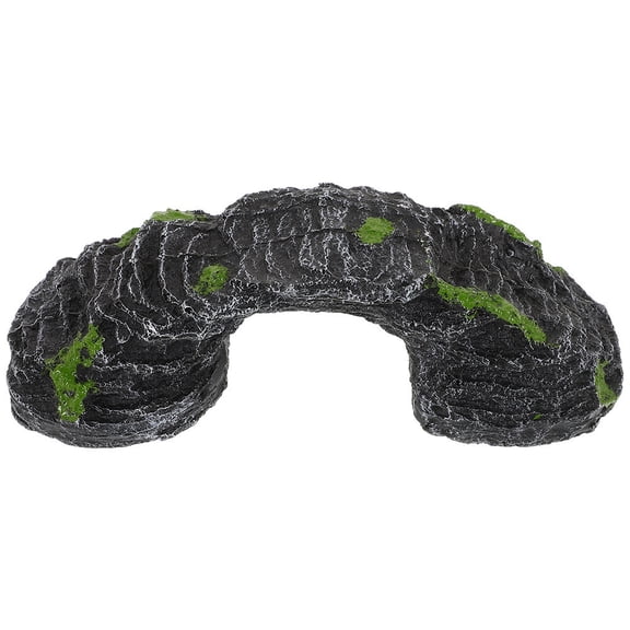 IBASETOY Resin Turtle Tank Basking Rock and Reptile Shelter House for Aquarium Decor