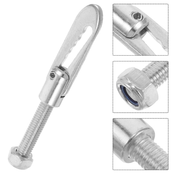 IBASETOY Plated Silver Trailer Gate Latch Pin with T Shape for Quick Release Secure and Stable Utility Trailer Accessories