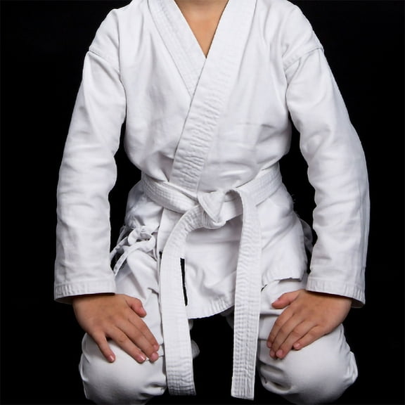 IBASETOY White Martial Art Waistband with Good Abrasion Resistance for Taekwondo and Karate Training