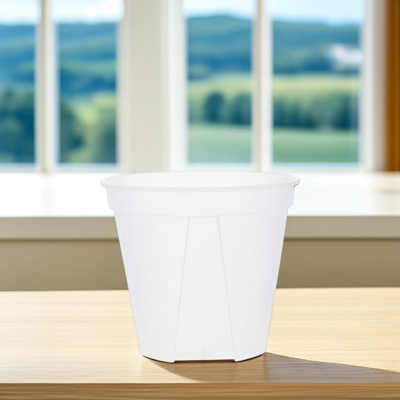 IBASETOY 1Pc Unique Plant Pots Transparent Plastic Root Control Flower Pots for Balcony Garden