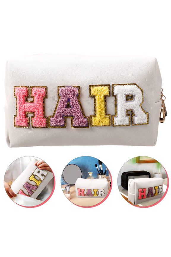 Travel Makeup Organizer Rectangular Cosmetic Holding Bag Multi 1 Set for Daily Use