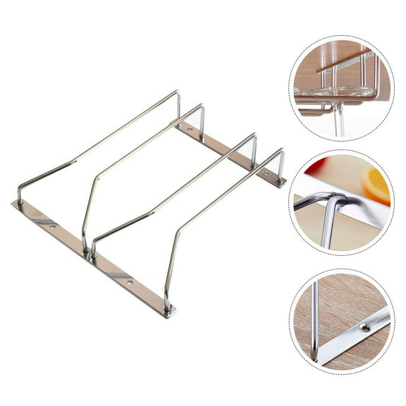 IBASETOY Upside Down Goblet Rack Stainless Steel Glass Holder for Bar in 1Set