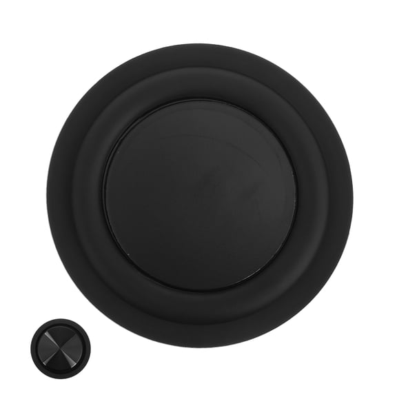 IBASETOY Car Loudspeaker Vibration Plate Speaker Diaphragm for Bass Performance Black Rubber Metal 1Pcs