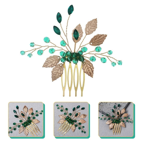 IBASETOY Vintage Rhinestone Headdress Hair Decoration for Women Wedding 1Pack