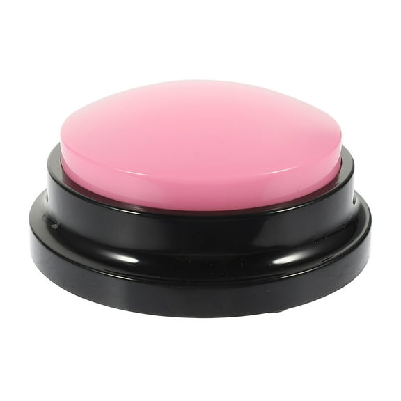 IBASETOY Voice Recording Button Pink Plastic 1Pack for Training Sessions