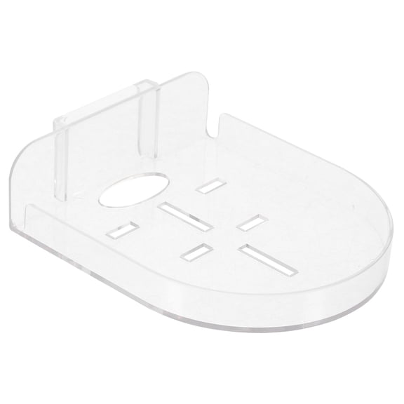 IBASETOY Transparent Wall Camera Shelf No Drilling Wall Mount Holder for Indoor Security Cameras