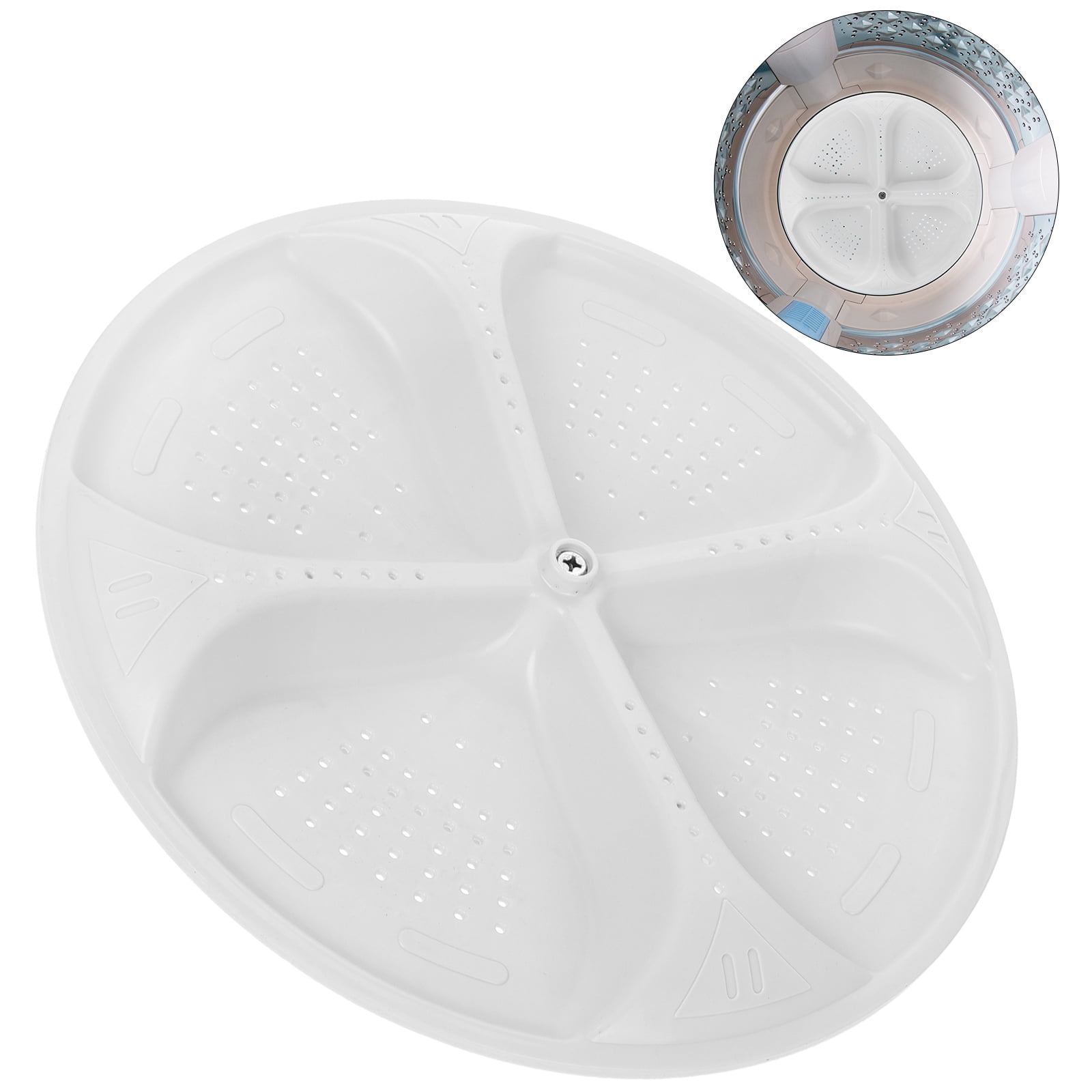 IBASETOY High Efficiency White Washer for Washing Machine Quiet and Durable Turntable Replacement