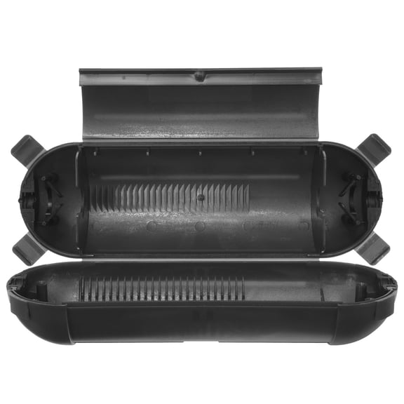 IBASETOY Black Plastic Outdoor Electrical Box Weatherproof Cord Protector for Power Tool and Landscape Lighting