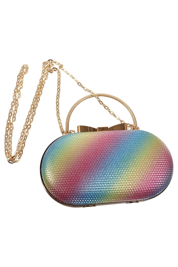 Rhinestone Clutch Evening Bag Women Multi 1Set