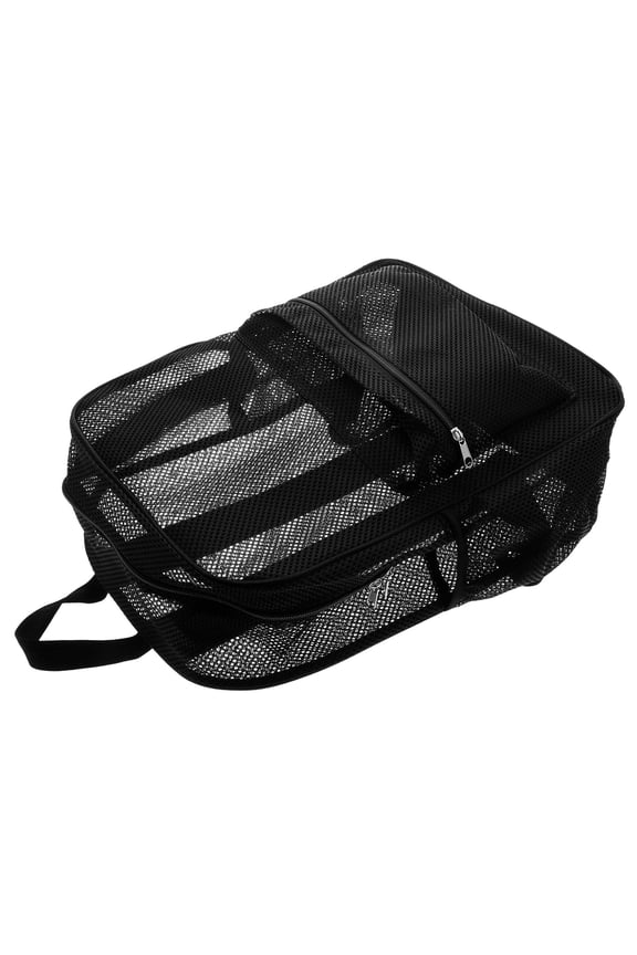 Weight Reducing Backpack Black Polyester Mesh 1Pcs Breathable Athletic Backpack For Various Outdoor Activities