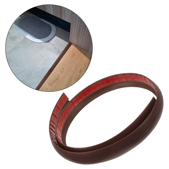 IBASETOY Plastic Threshold Ramp p for Wheelchair Doorway Use with Dark Red Finish