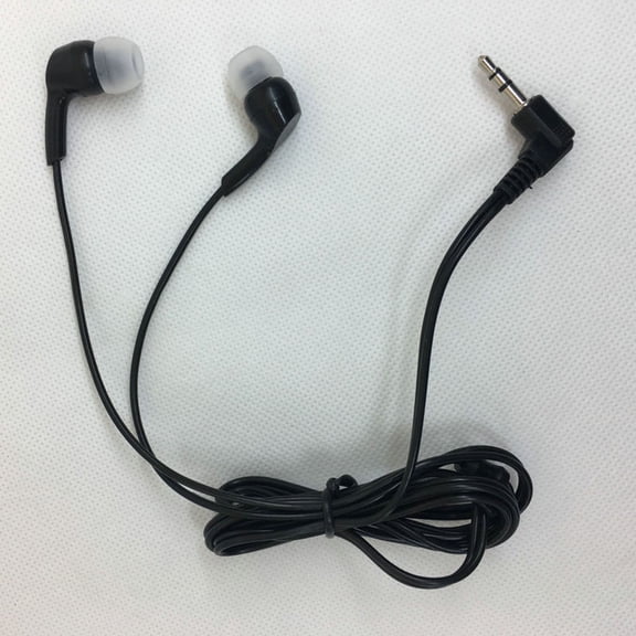IBASETOY Wired Earphone Black In-Ear Listening Audio Ear Phones for Cell Phone Accessory 1Pack