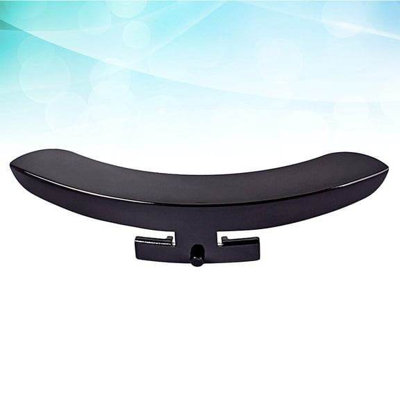 IBASETOY Black Banjo Protector Accessory Zinc Alloy Armrest with Mirror Finish Single Leg Design