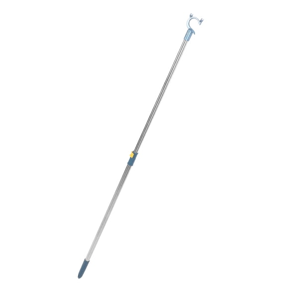 IBASETOY Adjustable Clothes Reach Pole for Home Use Blue Metal and Aluminium Alloy