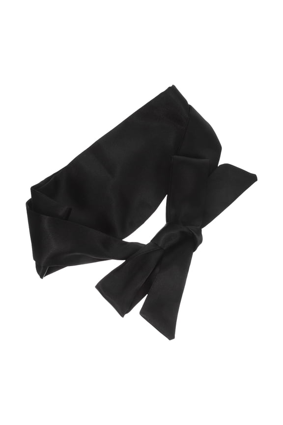 Luxury Bow Belt Simple and Minimalist Black 1Pcs