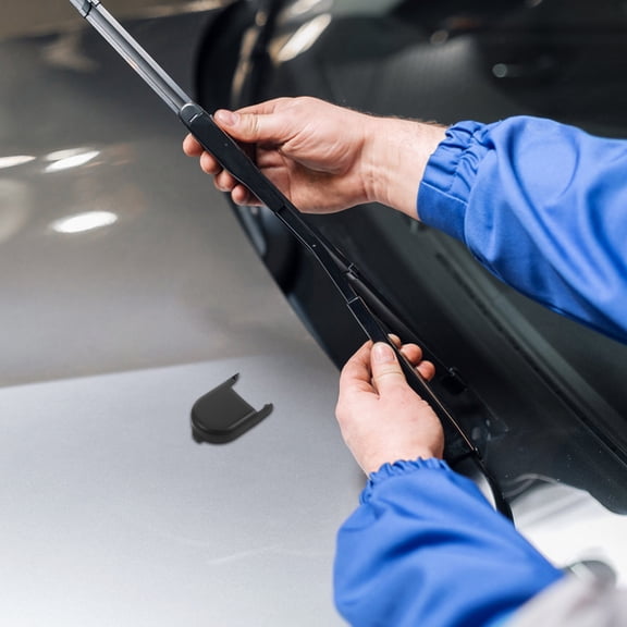 IBASETOY Front Windshield Wiper Arm Cap Black Durable Pbt Material Waterproof for Car Use